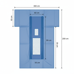 Top-down layout view