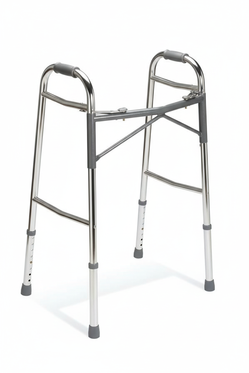 Side angle view showing reinforced frame