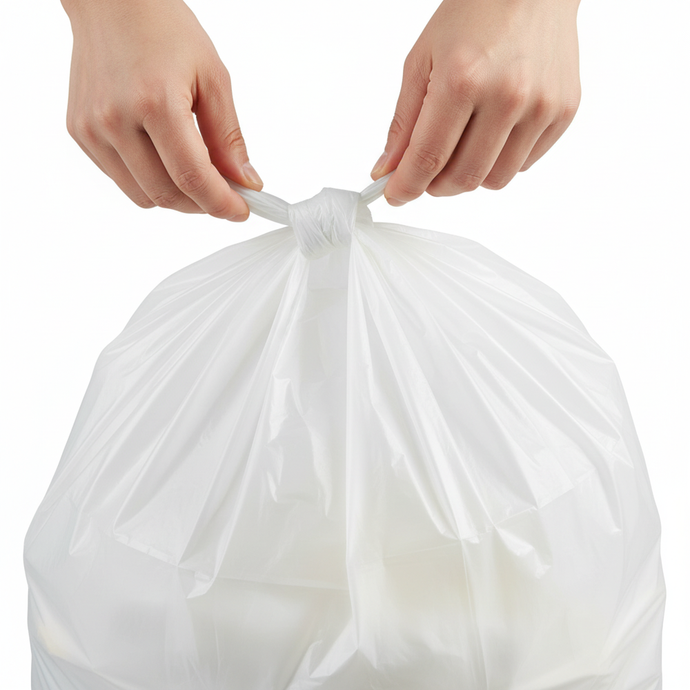 Manual tie closure detail