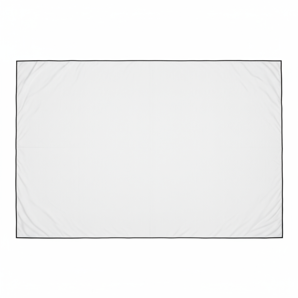 Full drape sheet laid flat - top view