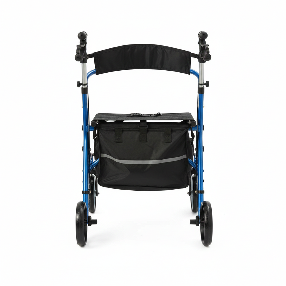 Back view with storage bag