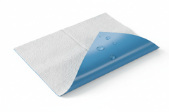 Close-up of fluid-resistant material