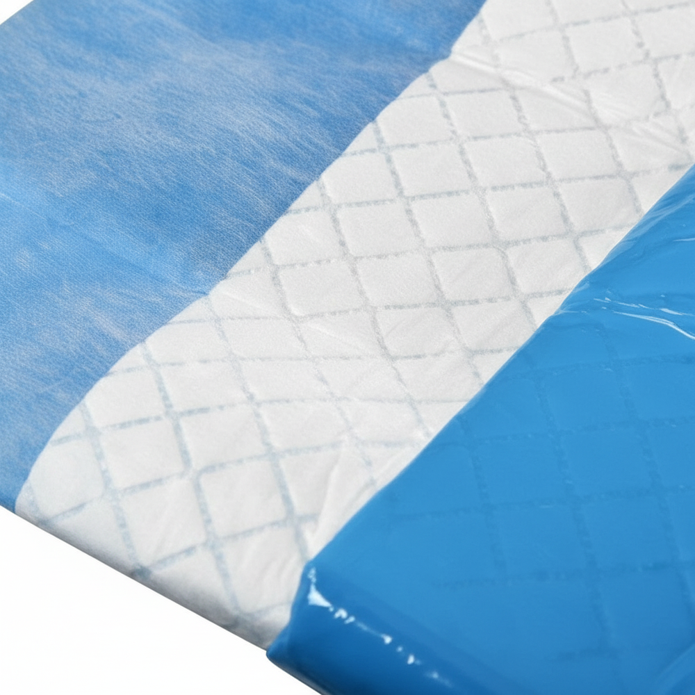 Close-up detail of absorbent material texture