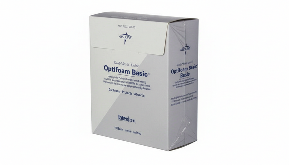 Side angle of packaging