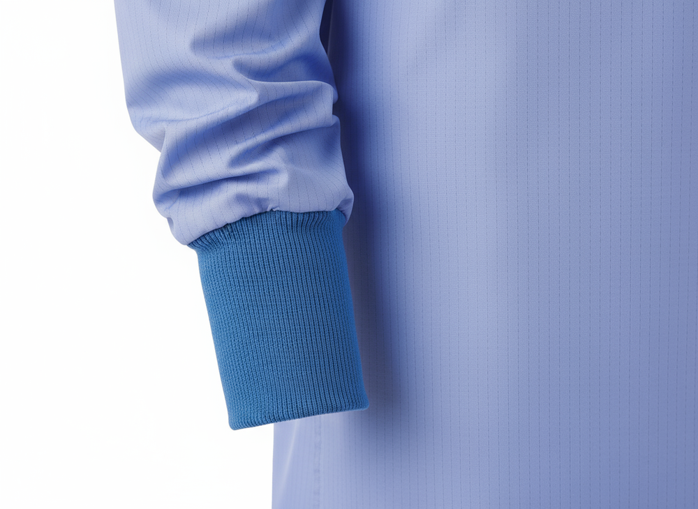 Close-up of knit cuffs