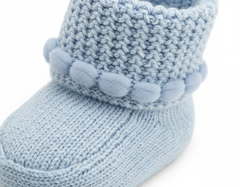 Close-up detail of soft knit fabric texture