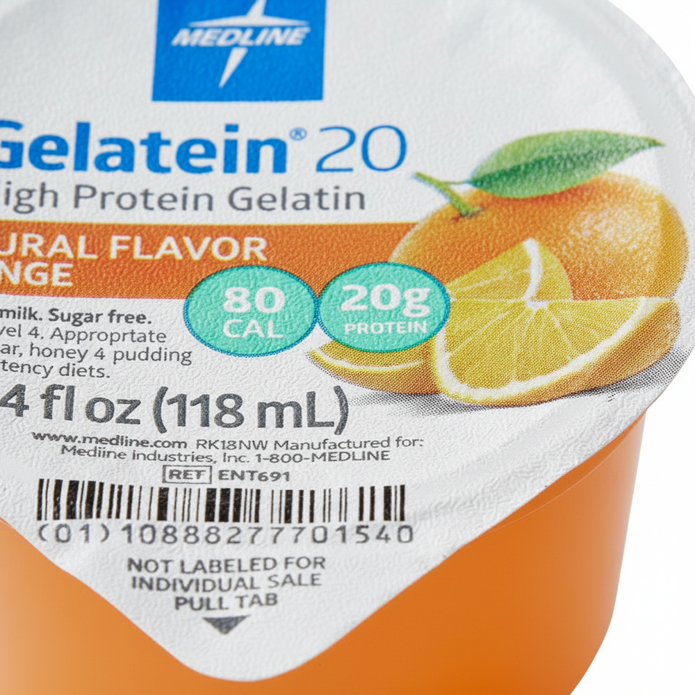 Label detail close-up