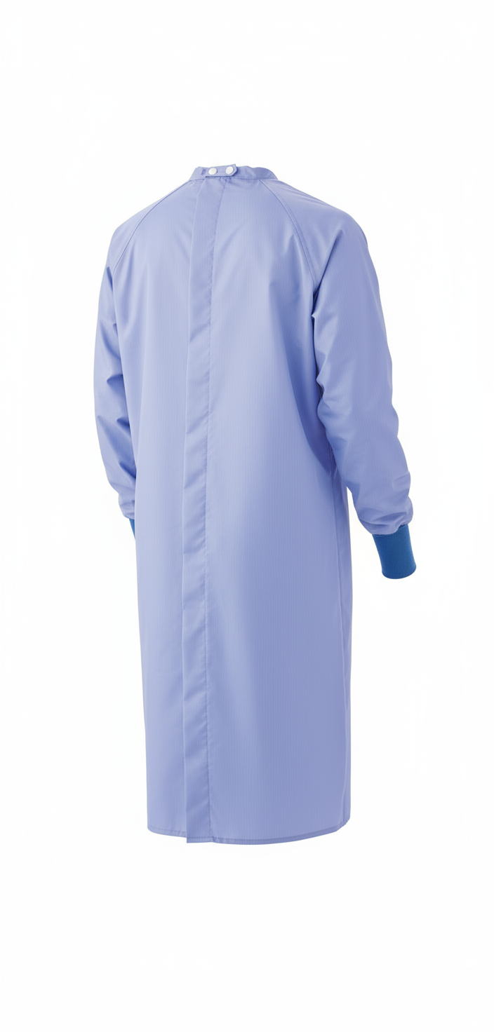 Back view showing snap closures