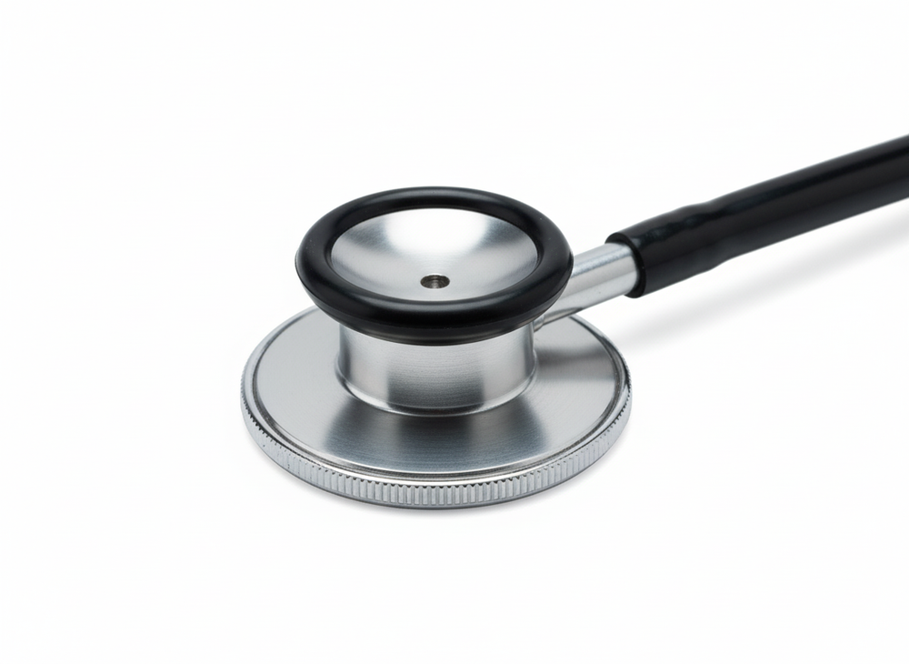 Stethoscope chest piece detail