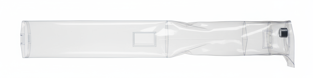 Side profile showing material thickness