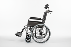 Side view showing reclining mechanism