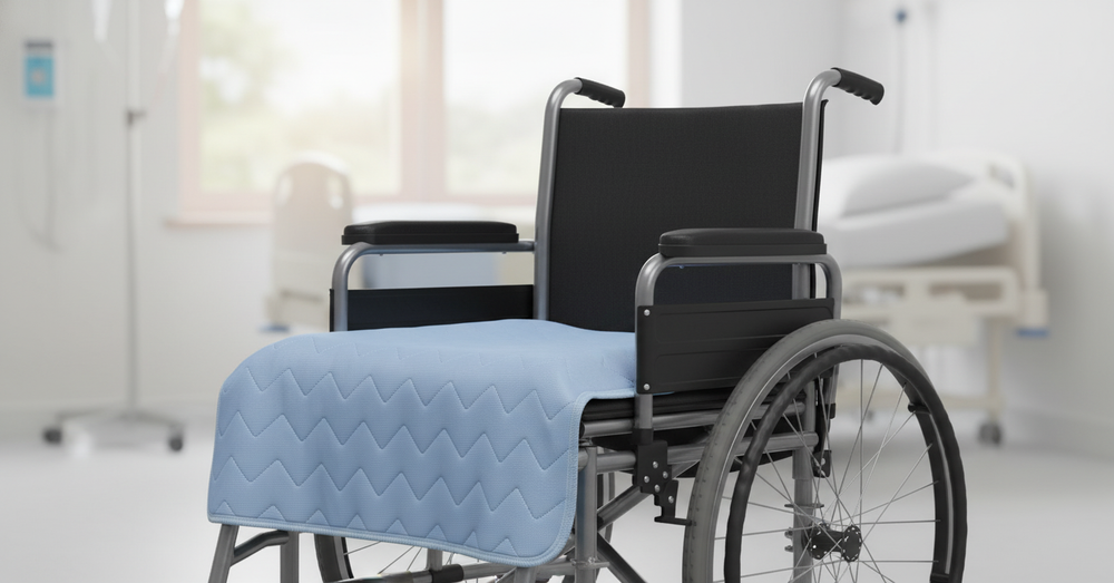 Underpad on wheelchair application