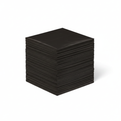 Stack of folded liners side view