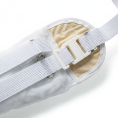 Macro detail of cuff mechanism and quick-adjust release