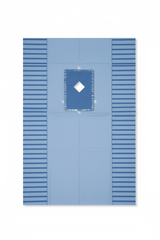 Diamond Fenestration with Adhesive Border