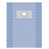 Full drape layout - top view