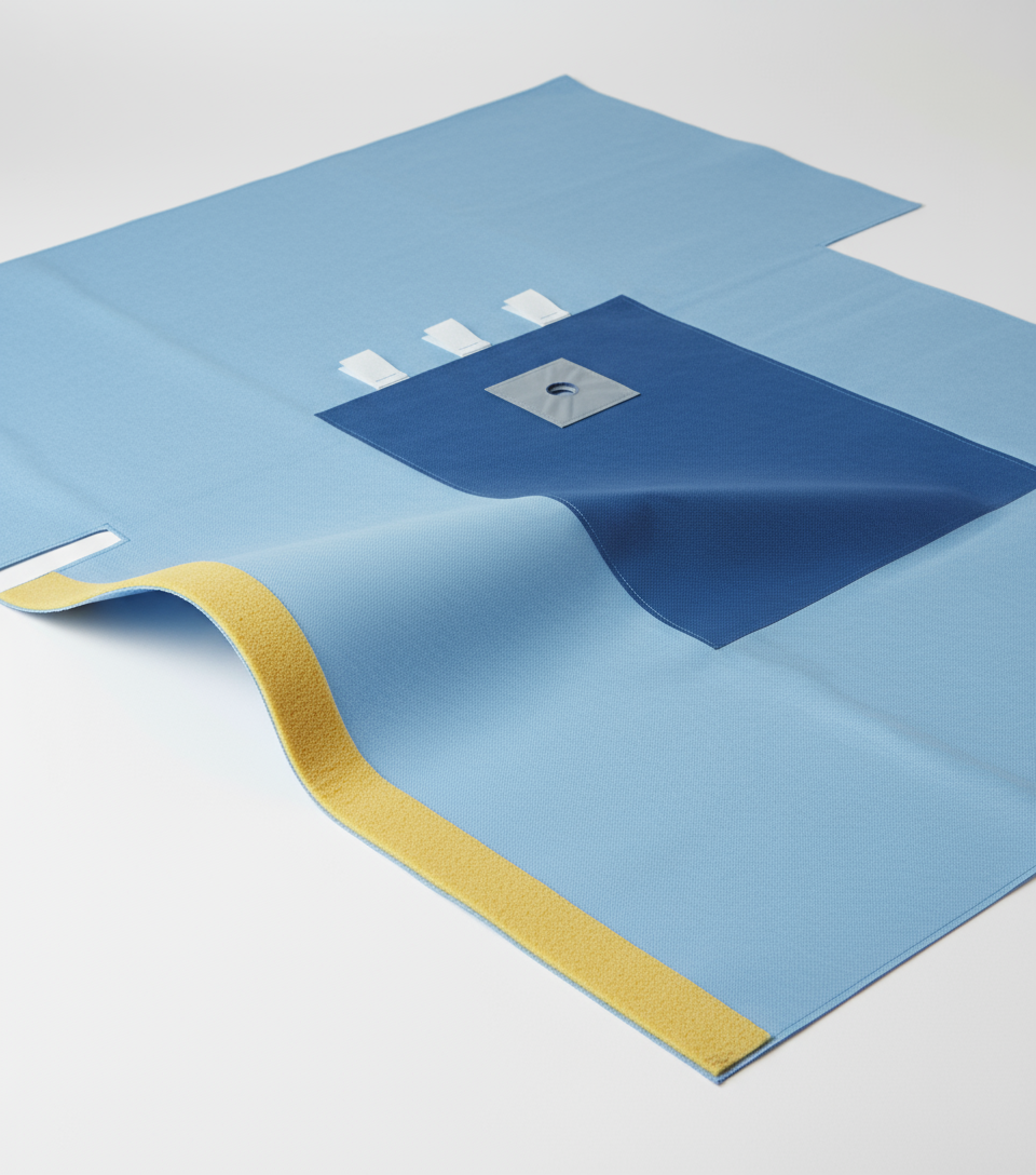 Corner angle highlighting foam backing