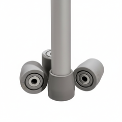 Close-up Bottom Tread Pattern and Metal Insert Detail