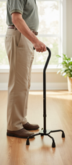 Bariatric Cane in Use - Lifestyle Shot