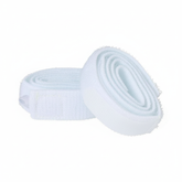 Side angle view of leg bag strap