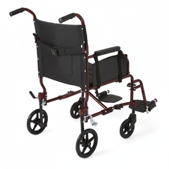 Transport Wheelchair - Rear View