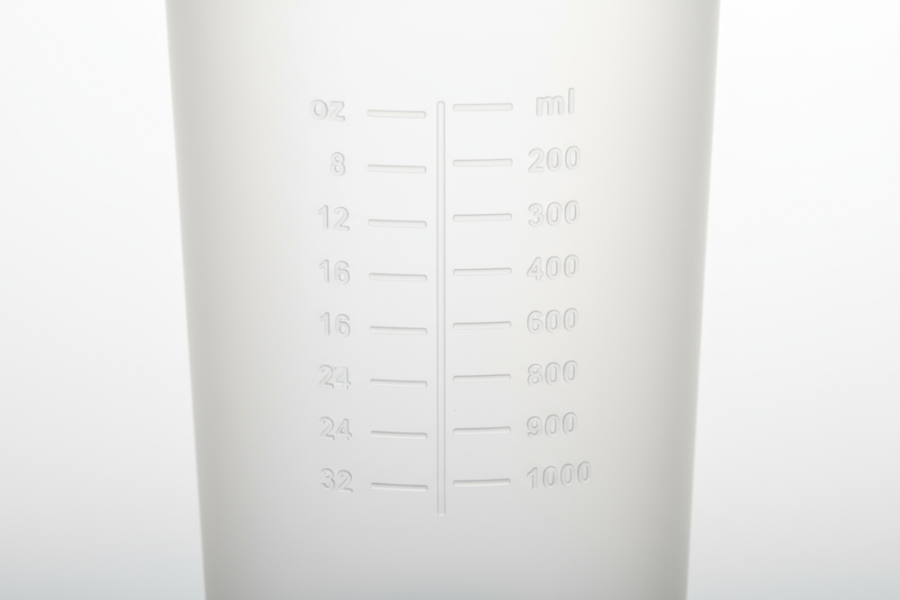 Close-up of measurements
