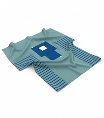 Angled view showing SMS fabric texture