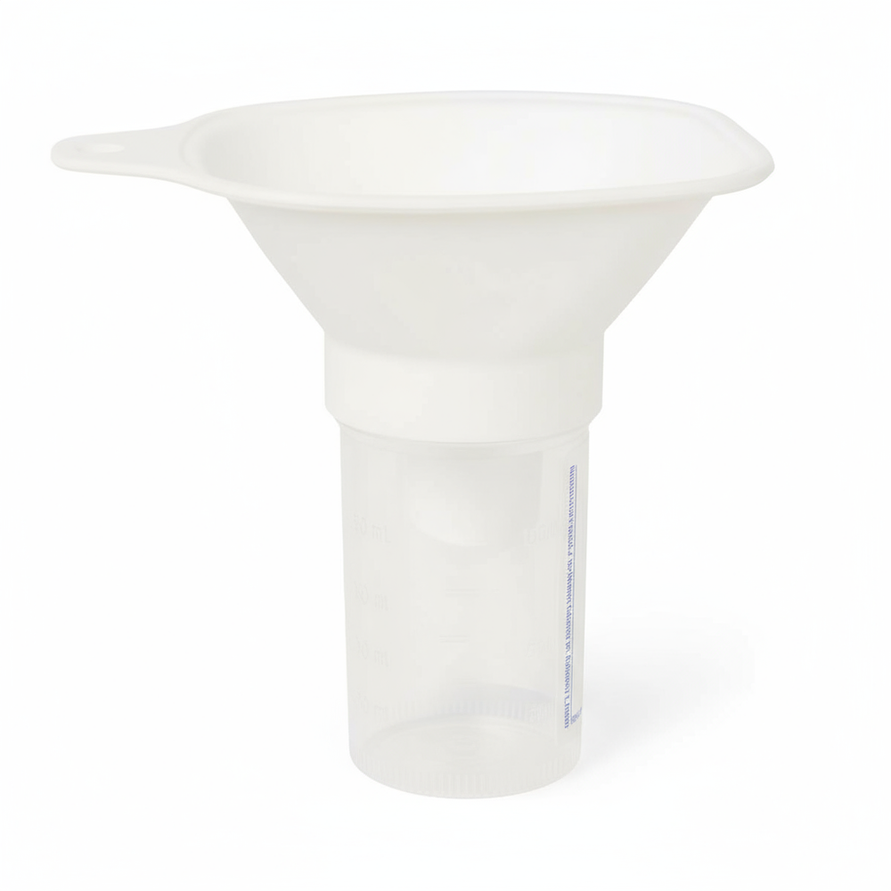 Close-up funnel detail