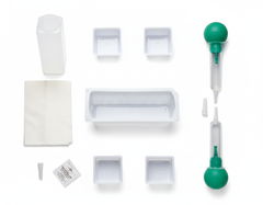 All components laid out separately