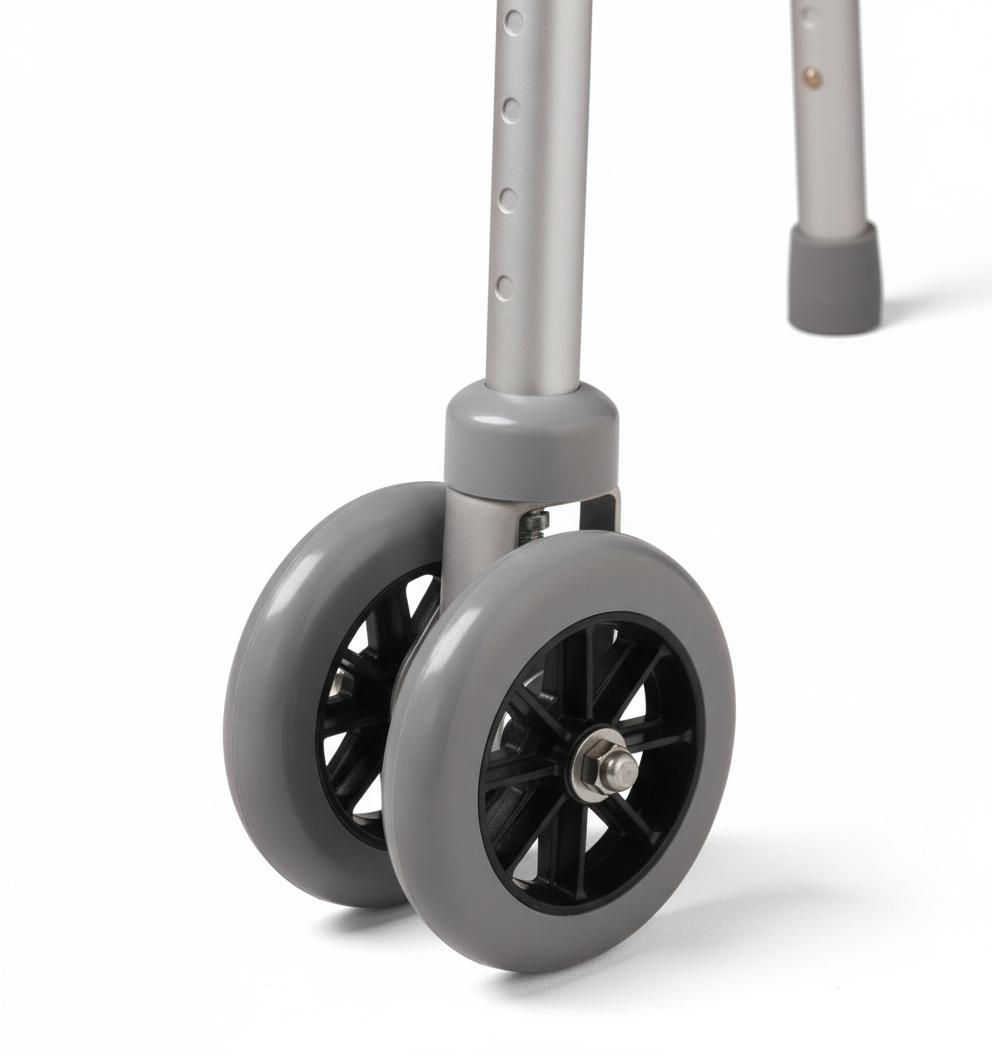 Caster Wheel Detail Close-up