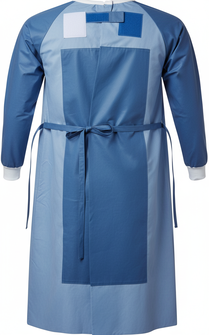 Back view showing hook and loop closure