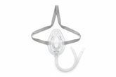 Medical Aerosol Mask with Adjustable Head Strap - Clear Elongated Design for Single Patient Use