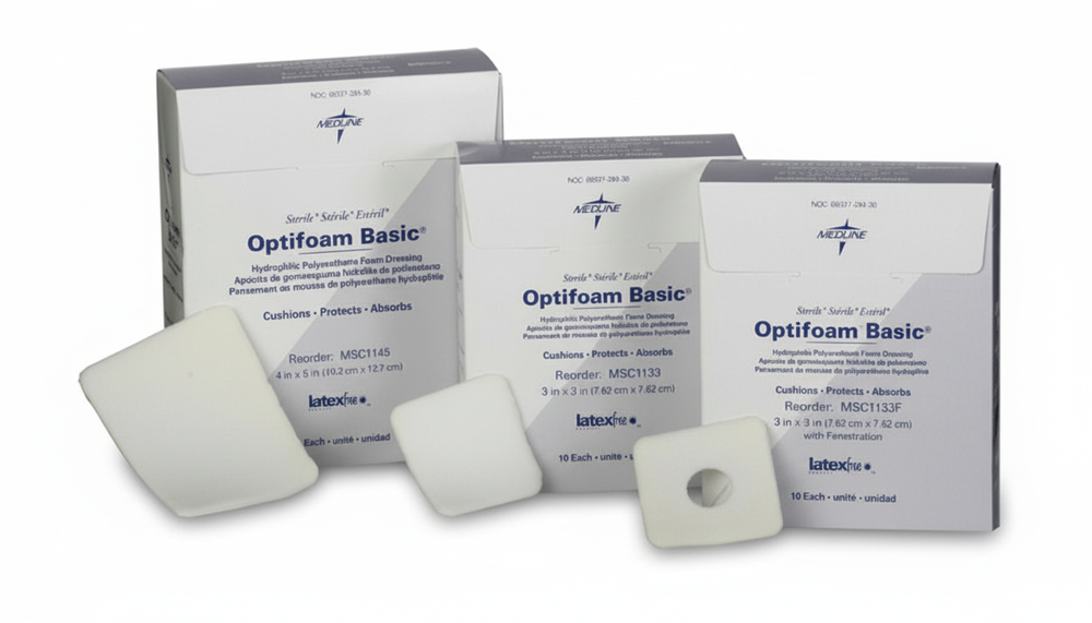 Optifoam Basic - Size Comparison