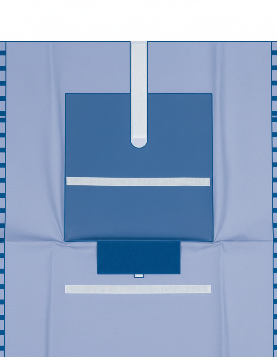 Instrument pad and line holder detail