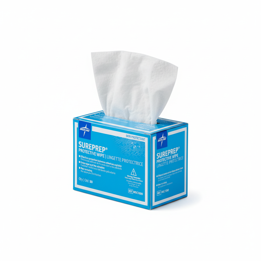 SurePrep wipe removal angle