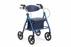 Front view of Deluxe Comfort Rollator