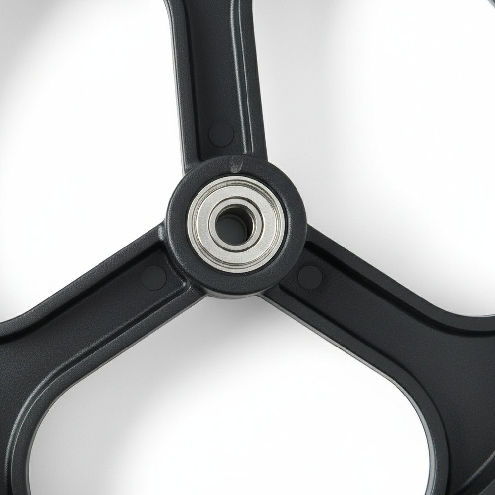 Medline Walker Wheel - Detail Close-up