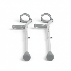 Ground level view showing base and height markings