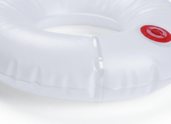 Inflatable Plastic Invalid Ring - 17 Inch Medical Grade Cushion for Pressure Relief and Comfort Support