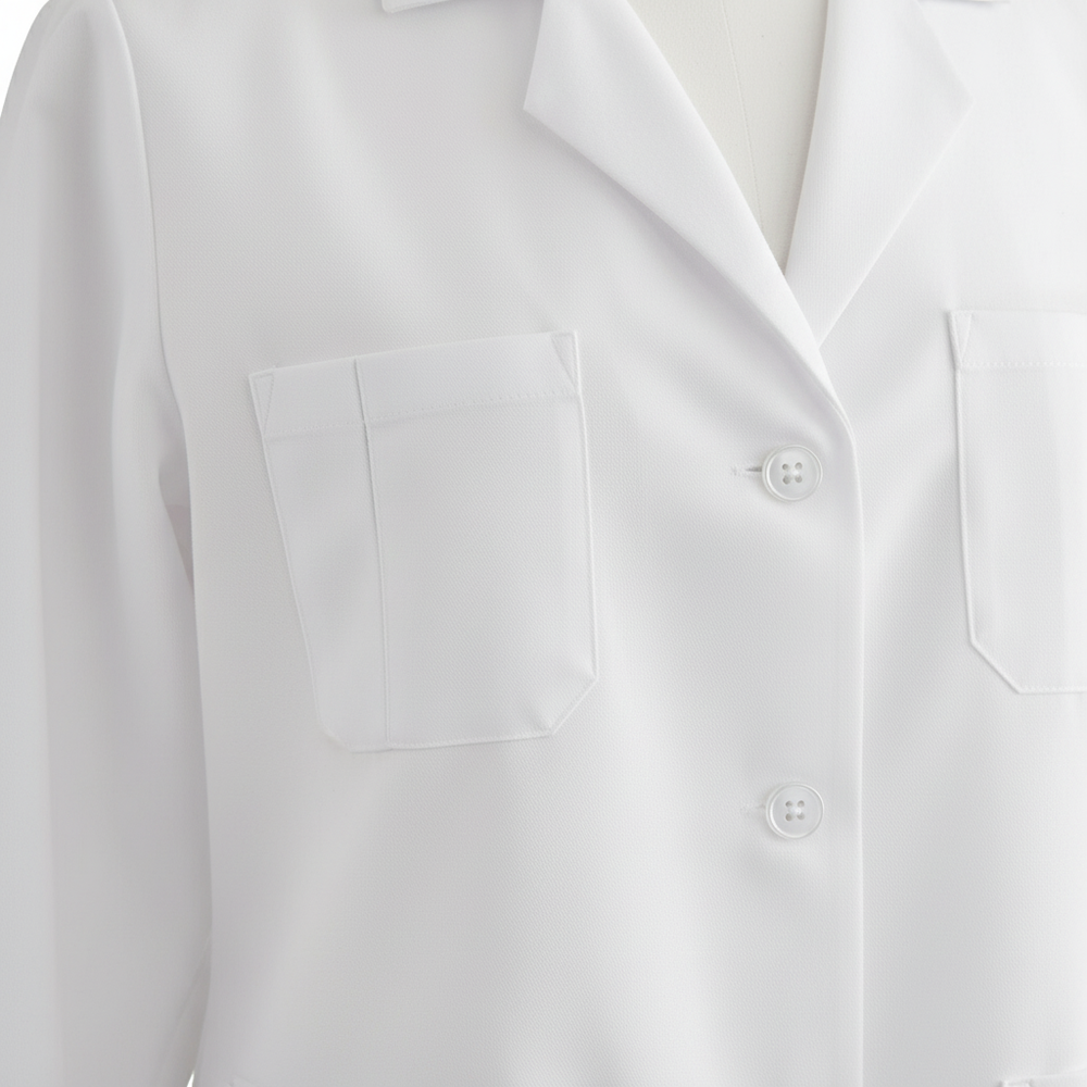 Women's Lab Coat - Pocket Detail