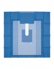 Top-down overhead view