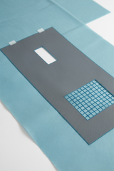 Close-up detail view of fabric texture