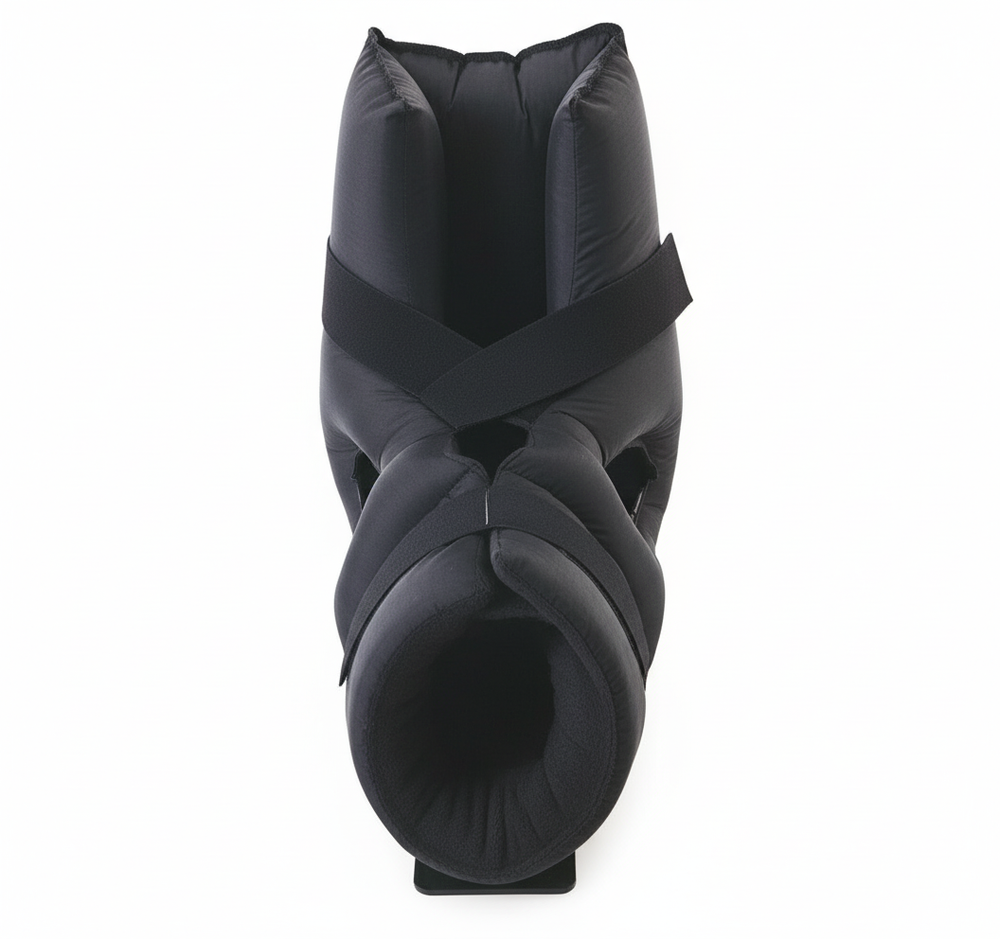 Top view - Heel cradle and strap configuration