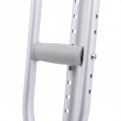 Push-button height adjustment detail