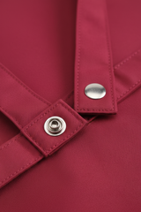 Professional Apron-Style Adult Bib - 27" Long Lap Protection with Snap Closure