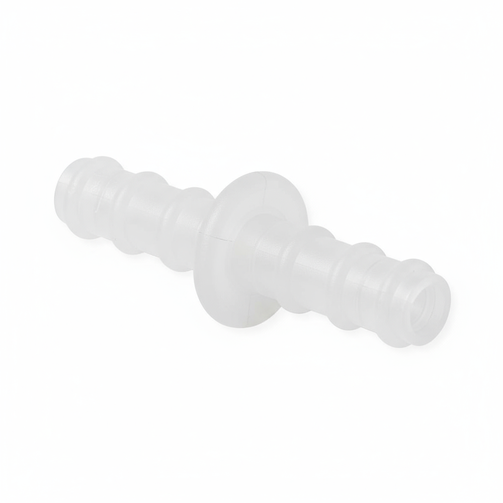 Side angle view of oxygen adapter