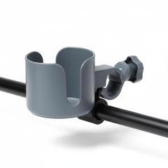 Side view showing clamp mechanism