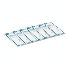 Individual sterile packets close-up