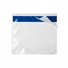 Flat lay showing release liner