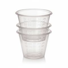 Stacked cups showing storage